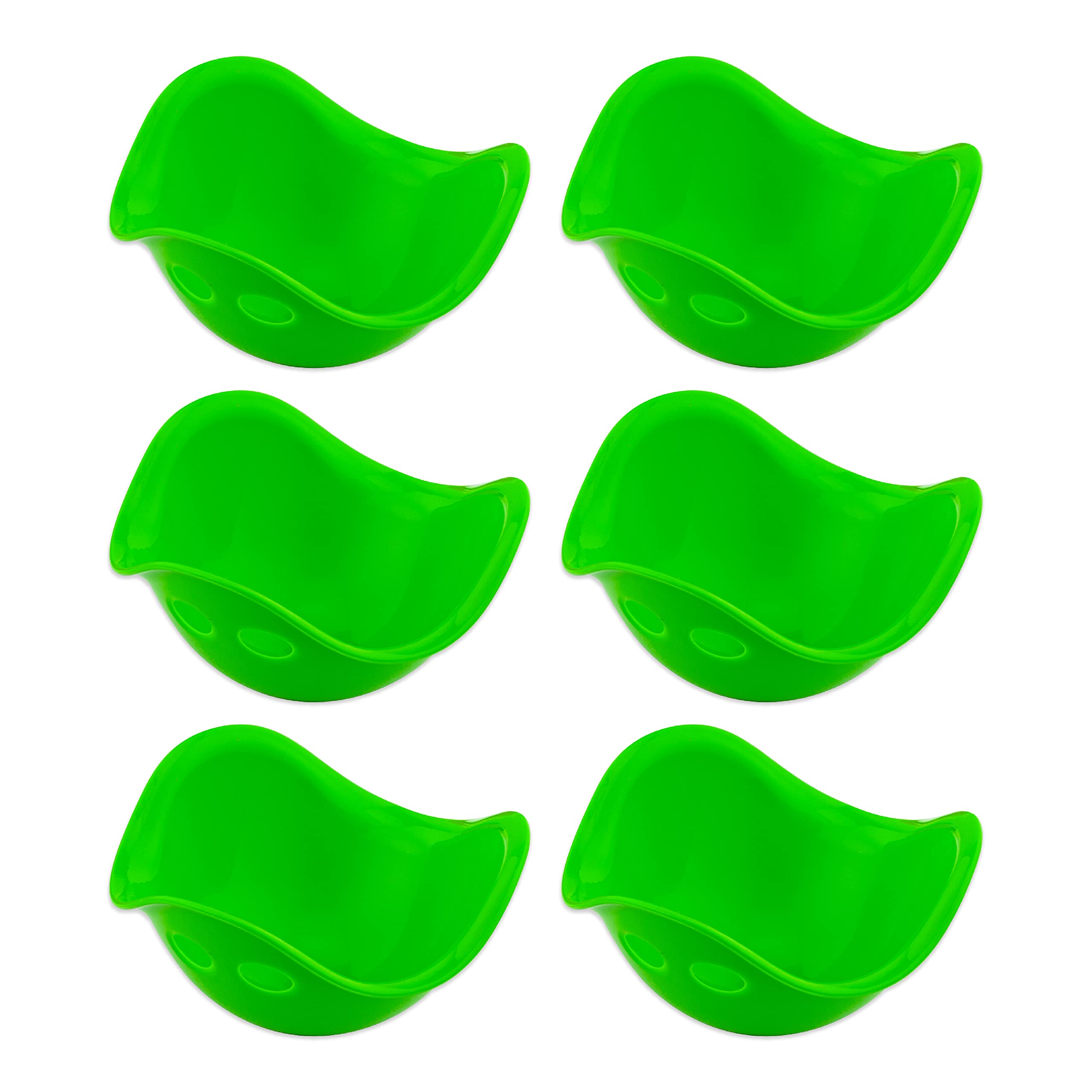 Goji Baby Mini Stackable Toys - 6 Pack Wobble Toys - Educational Sensory Toys for Toddlers - Perfect for Elementary School Students, Classrooms, Playrooms, and Daycares - Ages 1-10 (Green)