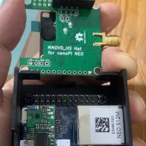 MMDVM Nano Hotspot - Portable NanoPi NEO with NanoHat OLED MMDVM with External WiFi Module | Allwinner H3 RAM 512MB Ubuntu Ready | Supports C4FM YSF NXDN DSTAR P25 DMR | CNC Alloy Case Heatsink