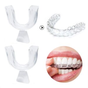 40 PCS Silicone Mouth Guard for Teeth Clenching Grinding Moldable Dental Night Guards Bite Sleep Aid by Giveme5 (40 PCS)