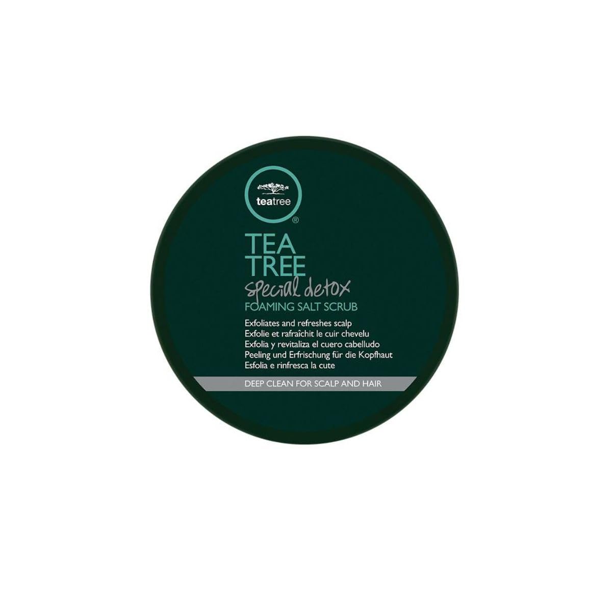 Tea Tree Special Detox Foaming Salt Scrub, Exfoliates, Refreshes Scalp, For All Hair Types, 6.5 oz.