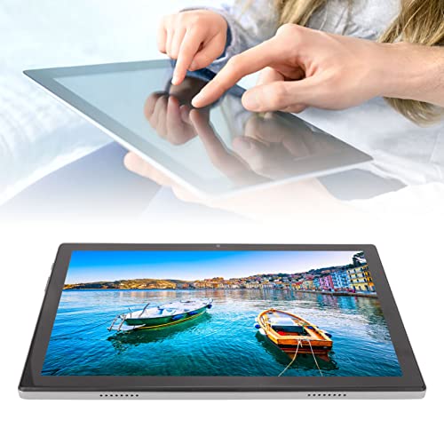 Tablet, 10.1in Gaming Tablet, Portable HD Tablet PC, RAM 10GB ROM 256GB, Dual SIM Dual Standby for Android11,3200x1440 HD 4G LTE Calling Tablet (Iron Grey)