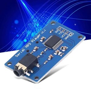 Uxsiya Music Play Board Accessory, 3.2-5.2V DC MP3 Module Simple Operation Adjustable Volume for Leonardo