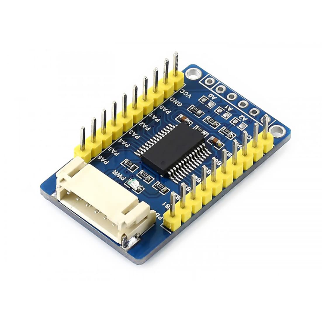 Coolwell Waveshare MCP23017 IO Expansion Board I2C Interface Expands 16 I/O Pins Stack to 8 pcs for Raspberry Pi Raspberry Pi 4B+ 4B 3B+ 3B 2B+ Zero W WH 2 W Micro:bit Ardui STM32