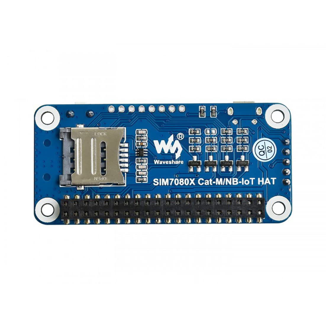 NB-IoT/Cat-M(eMTC)/GNSS HAT for Raspberry Pi Based on SIM7080G Supports Protocols as TCP/UDP/HTTP/HTTPS/TLS/DTLS/PING/LWM2M/COAP/MQTT Globally Applicable