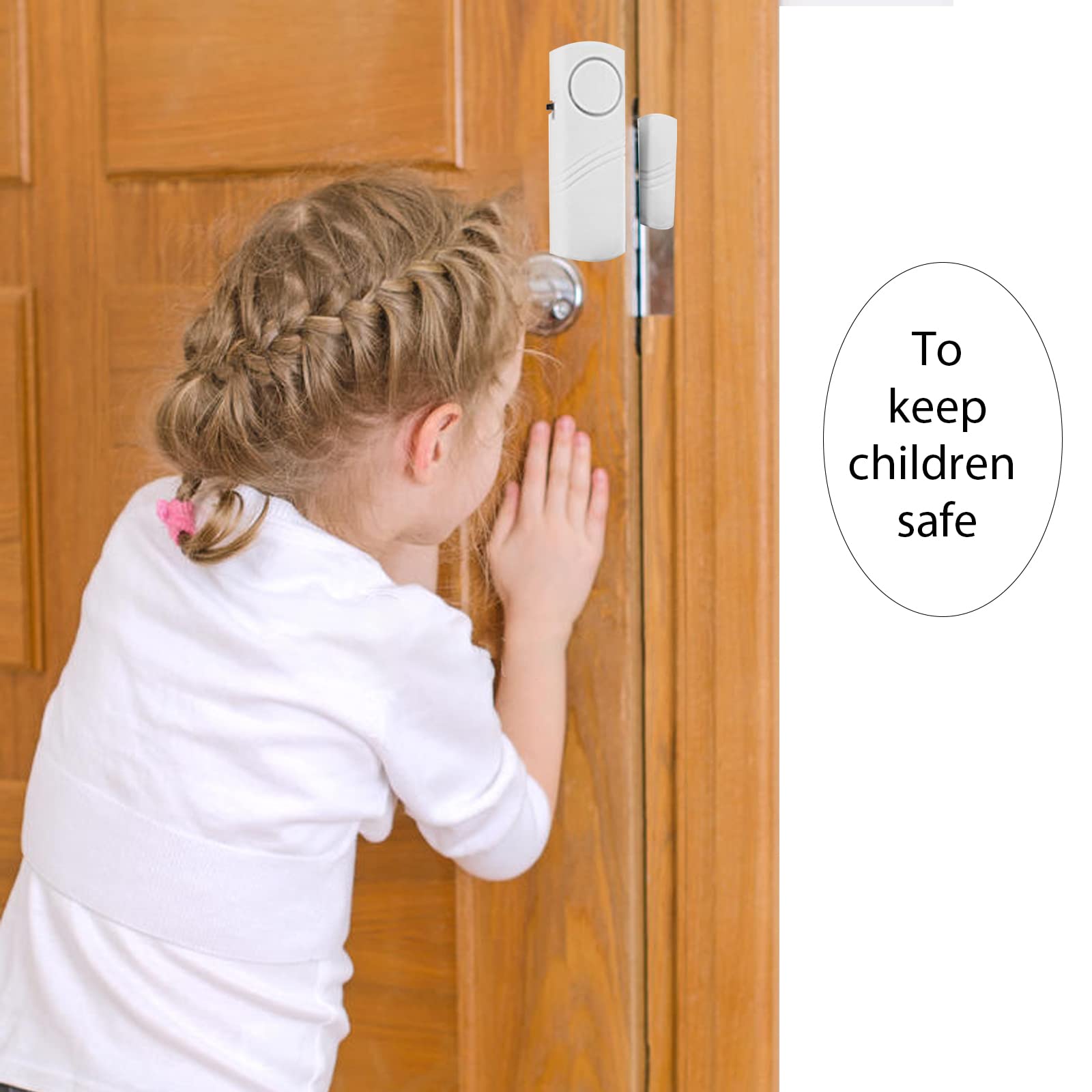 Door Window Alarm, 90DB Door Alarms for Kids Safety, Door Window Burglar Alarm-Window Pool Alarms for Home (15 Pack)