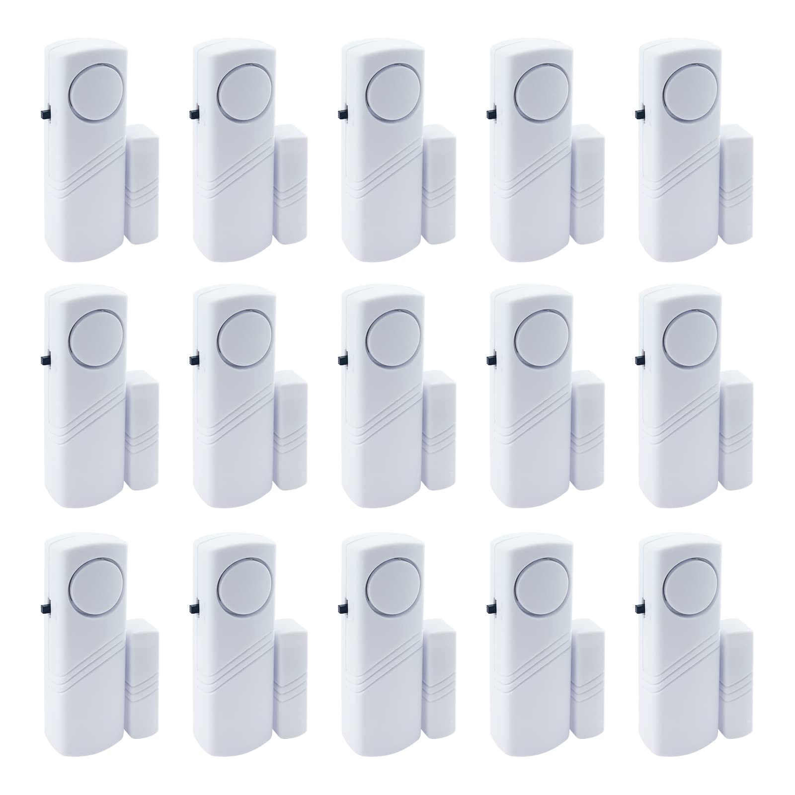 Door Window Alarm, 90DB Door Alarms for Kids Safety, Door Window Burglar Alarm-Window Pool Alarms for Home (15 Pack)