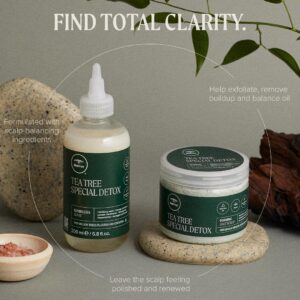 Tea Tree Special Detox Foaming Salt Scrub, Exfoliates, Refreshes Scalp, For All Hair Types, 6.5 oz.