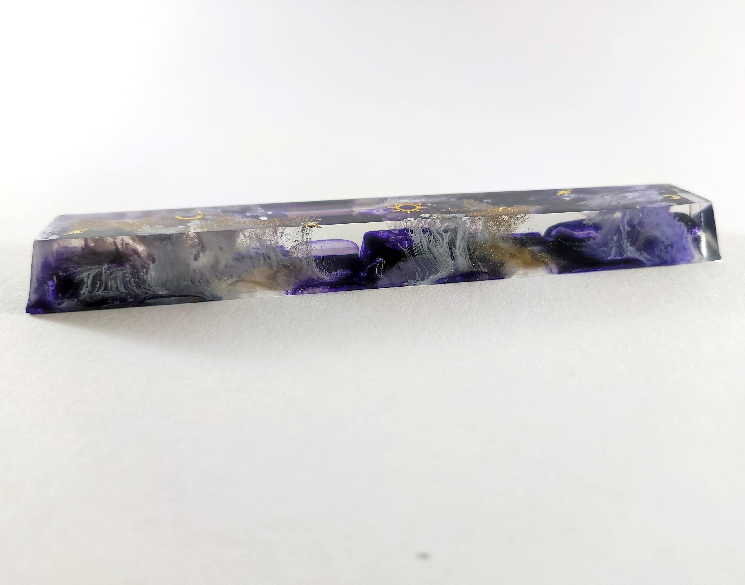 Custom Artisan Purple Galaxy Spacebar Keycap 6.25U (OEM) for RGB Cherry MX Gaming Mechanical Keyboards