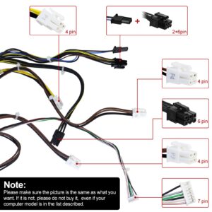 LXun Upgraded L05757-800 901759-013 500W Switching PSU Power Supply Compatible with HP EliteDesk Z2 G4 800 880 600 G3 G5, Model L05757-800 DPS-500AB-32 A,795-0003UR Desktop Power Supply New