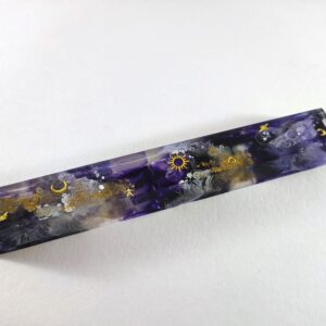 Custom Artisan Purple Galaxy Spacebar Keycap 6.25U (OEM) for RGB Cherry MX Gaming Mechanical Keyboards