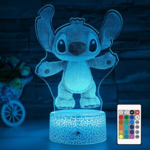 honrg stitch night light stitch gifts stitch stuff for girls room decor stitch lamp birthday christmas gifts