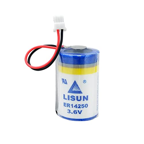 RCCONE 2PCS ER14250 1/2AA 3.6V 1200mAH Lithium Battery for LISUN ER14250 Delta Programmer DVP-80EH