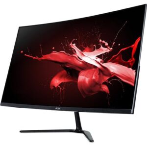 acer 31.5" Curved FHD 1920 x 1080 Gaming Monitor with AMD Freesync Technology, 75Hz Refresh Rate, 1ms VRB Response, with MTC HDMI Cable