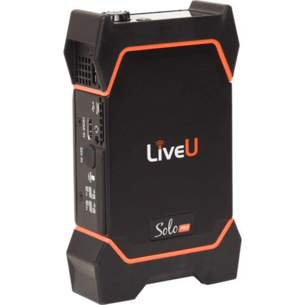 LiveU Solo Pro HDMI 4K Video/Audio Encoder Bundle with Pearstone 6' HDMI Cable with Ethernet