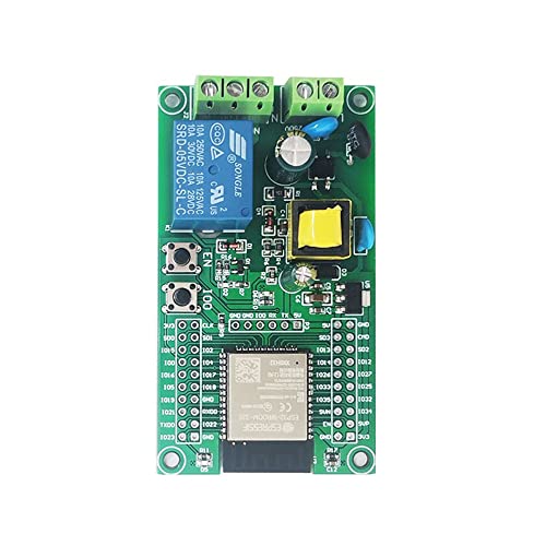 Relay Module,AC90-250V ESP32 WiFi Relay Board Single Relay Module,Development Board 4M Byte Flash Module