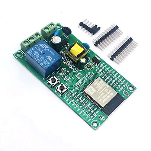 Relay Module,AC90-250V ESP32 WiFi Relay Board Single Relay Module,Development Board 4M Byte Flash Module