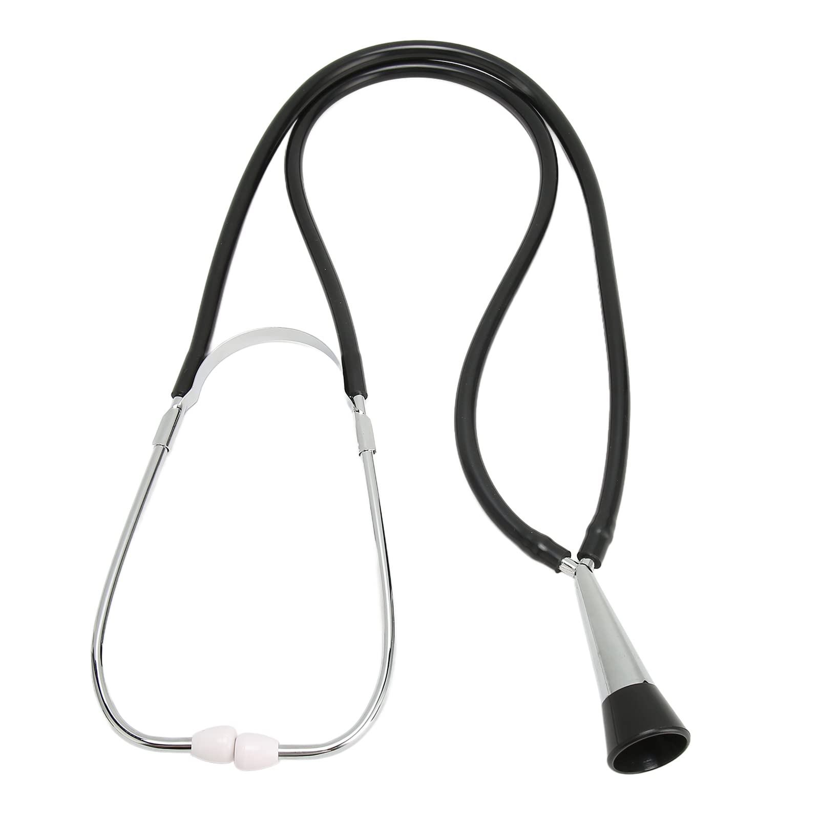 Fetal Stethoscope, Stethoscope Cardiology, Monitoring Aluminum Alloy Soft Fetal Heart Stethoscope Black for Pregnant