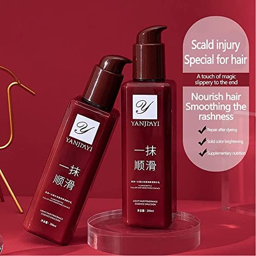 YANJIAYI Leave-in Conditioner, 6.76 Fl Oz, Advanced Keratin Conditioner, Hair Smoothing Leave-in Hair Mask, Nourishing Hair Conditioner, Anti-frizz for Curly, Dry, Damaged Hair