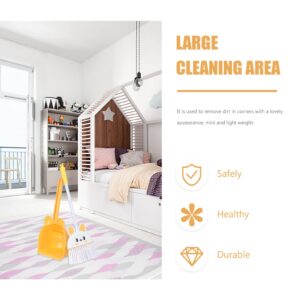 Operitacx Child Play Broom Broom and Dustpan Vacuum Cleaner Kids Set Sweeping Cleaning Props Kindergarten House Cleaning Tools for Boys and Girls Household Vacuum Cleaners Broom