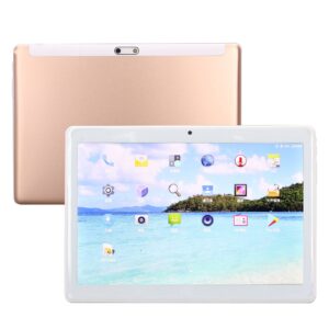 smart tablet, 10.1in hd ips large screen, 2g ram 32g rom quad core, 2mp front rear 5mp with flash, metal cnc high gloss edge body, 4000mah tablet for android 7.0(usa)