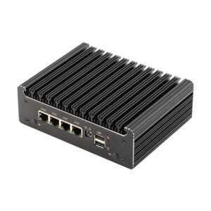 hunsn micro firewall appliance, mini pc, opnsense, vpn, router pc, intel pentium silver n6000, rs41, aes-ni, 4 x 2.5gbe i226-v, console, type-c, hdmi, dp, 16g ram, 64g ssd