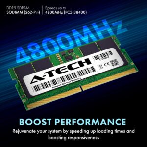 A-Tech 32GB Kit (2x16GB) RAM Compatible for ASUS TUF Dash F15 FX517ZC Gaming Laptop | DDR5 4800MHz PC5-38400 SODIMM 1.1V 262-Pin Non-ECC SO-DIMM Memory Upgrade