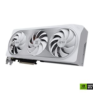 GIGABYTE GeForce RTX 4070 Ti AERO OC 12G Graphics Card, 3X WINDFORCE Fans, 12GB 192-bit GDDR6X, GV-N407TAERO OC-12GD Video Card