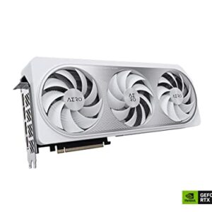 GIGABYTE GeForce RTX 4070 Ti AERO OC 12G Graphics Card, 3X WINDFORCE Fans, 12GB 192-bit GDDR6X, GV-N407TAERO OC-12GD Video Card