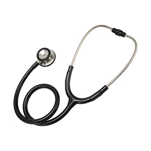 Stethoscope, Stethoscope Teaching Stethoscope, Fetal Heart Stethoscope, Dual Head, Double Head Soft Ear Plugs Amplifies Sounds Stainless Steel Professional