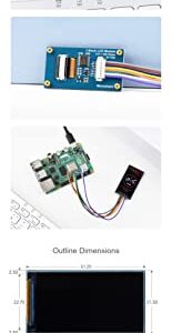 1.9inch LCD Display Module, IPS Screen, Embedded ST7789V2 Driver Chip, Using SPI Interface,170×32,262K Colors