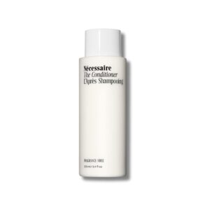 nécessaire the conditioner. hyaluronic acid + vitamin b complex. fragrance-free. approved by the national eczema association.