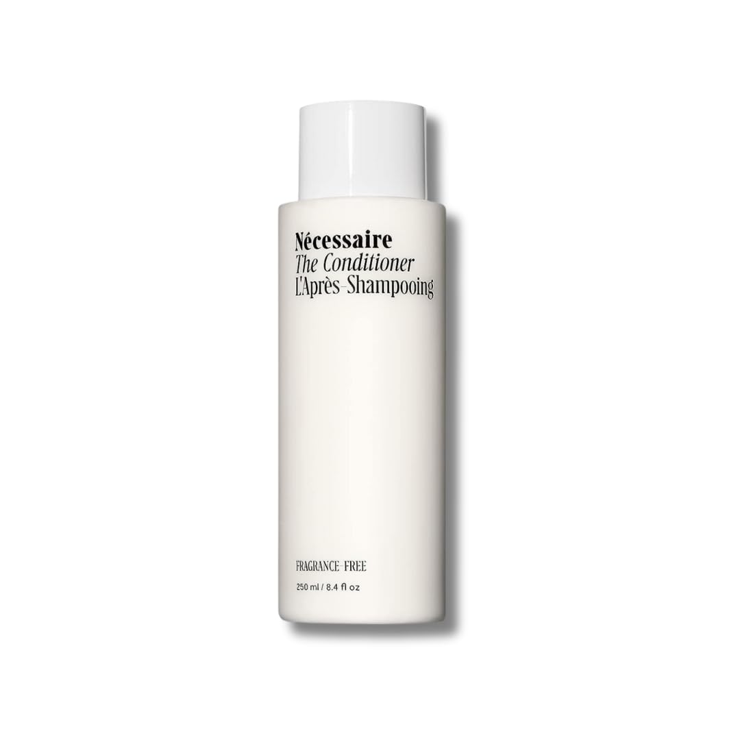 Nécessaire The Conditioner. Hyaluronic Acid + Vitamin B Complex. Fragrance-Free. Approved by the National Eczema Association.