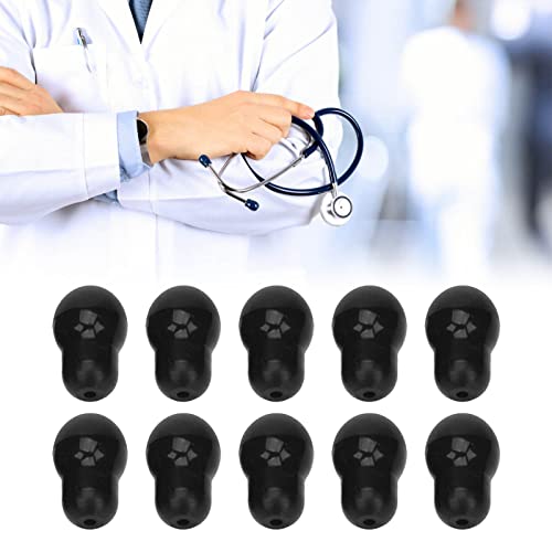 Stethoscope Ear Tips, Stethoscope Ear Pieces Stethoscope Earplugs, Stethoscope Accessories, 10pcs Soft, Comfortable Replacement Universal 2.5mm Hole Diameter