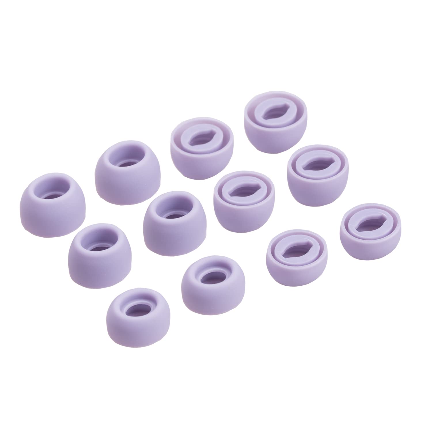 Replacement Silicone Tips Earbuds Eartips Set for Samsung Galaxy Buds Pro Headphones Fit in Case Ear Tips,6 Pairs (Phantom Violet)