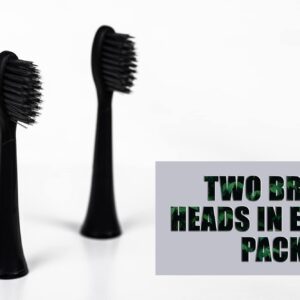 EZZI Replacement Toothbrush Head | Ultra Soft Bristles for Whitening, Sensitive Teeth, Braces, Receding Gum Disease, Travel