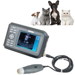 Colilove Veterinary Ultrasound Scanner Portable Handheld Veterinary WristScan Ultrasound Scanner Machine Handscan V7 with 3.5MHz Sector Probe for Pregnancy Check On Small Animals Dog Cat Rabbit