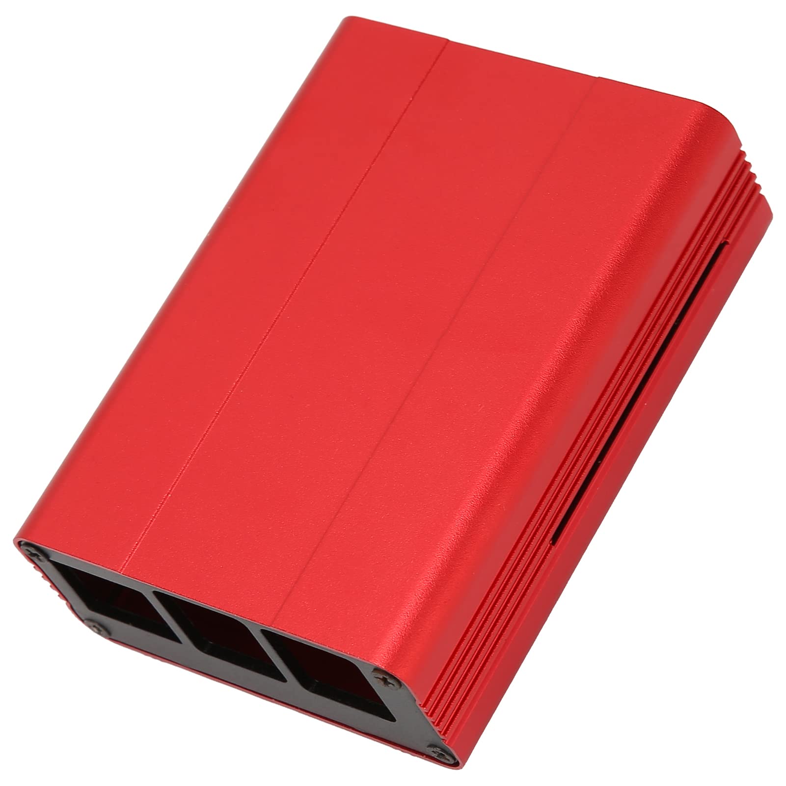 Aluminum Alloy Case CircuitHeat Dissipation Enclosure for Raspberry Pi Board Heat Dissipation Protective Enclosure for Raspberry Pi (Red)