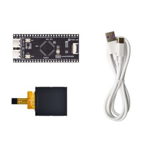 nanoCH32V305 Development Board WCH RISC-V Dual Type-C Interface USB2.0 High Speed LCD Interface SD Card Slot Open Source (nanoCH32V305+ Type-C Cable+Screen)