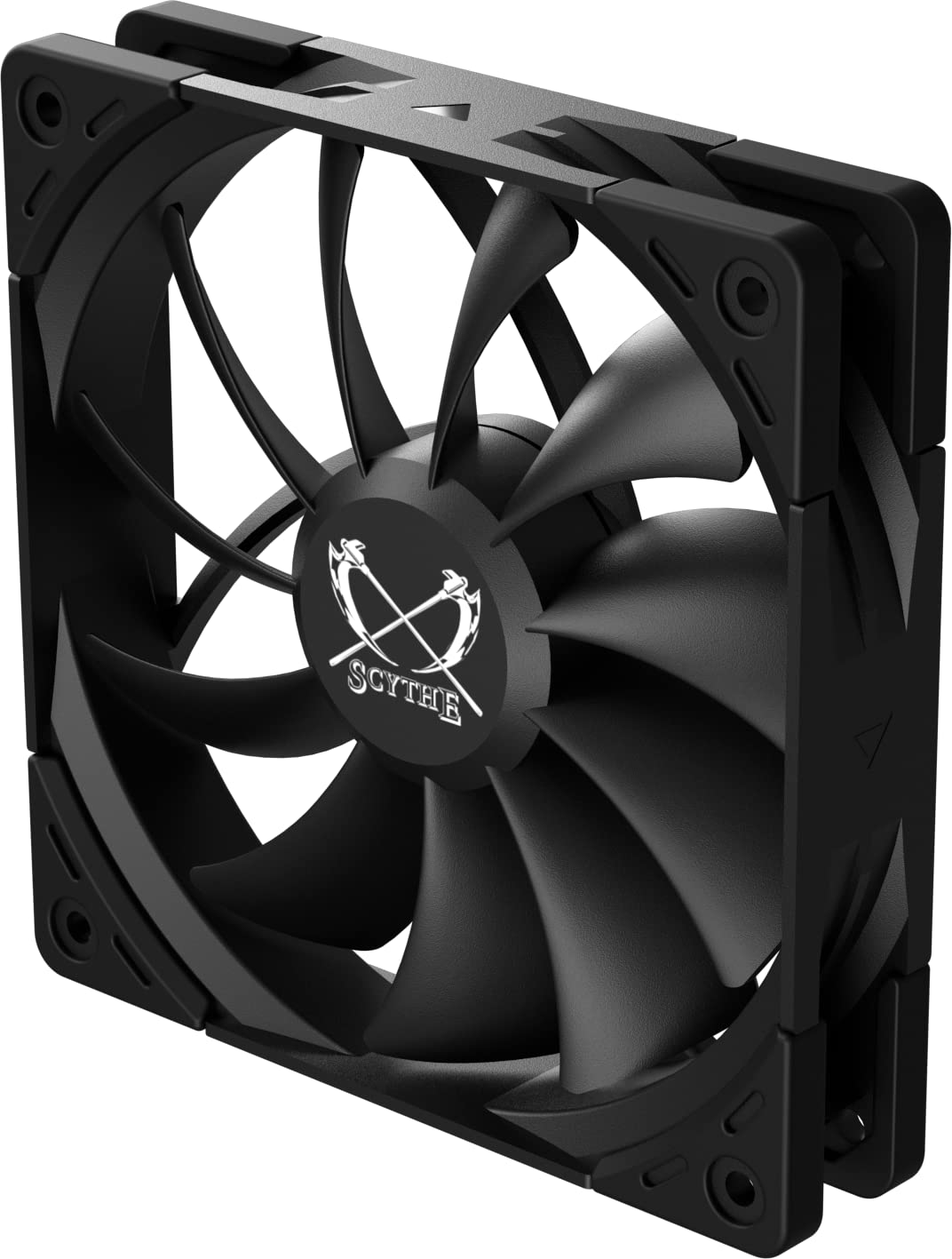 Scythe Kaze Flex II 120 PWN, 120mm x 25mm Air Flow Optimized Quiet Operating Computer Case Fan, Fluid Dynamic Bearing, 4-Pin Connector, Single Pack (Peformance Edition - 2000 RPM)