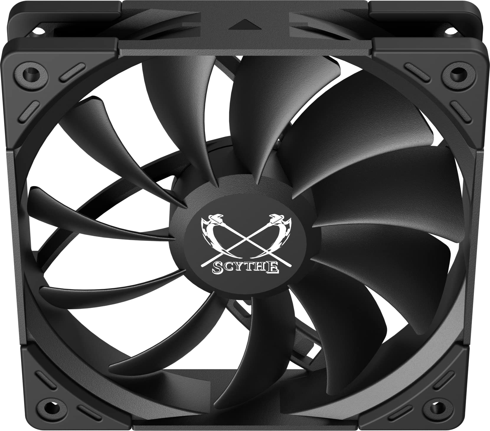 Scythe Kaze Flex II 120 PWN, 120mm x 25mm Air Flow Optimized Quiet Operating Computer Case Fan, Fluid Dynamic Bearing, 4-Pin Connector, Single Pack (Peformance Edition - 2000 RPM)