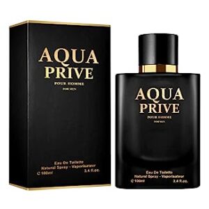 Tokuyo Cologne for Men Aqua Prive Natural Spray Classic Long Lasting Scent Wonderful Fragrance Gift Eau De Toilette Men Perfume for Daily Use 3.4 Fluid Ounce, 3.40 Fl Oz (Pack of 1)