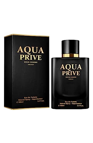 Tokuyo Cologne for Men Aqua Prive Natural Spray Classic Long Lasting Scent Wonderful Fragrance Gift Eau De Toilette Men Perfume for Daily Use 3.4 Fluid Ounce, 3.40 Fl Oz (Pack of 1)