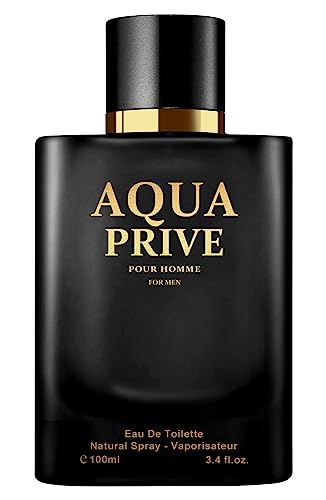 Tokuyo Cologne for Men Aqua Prive Natural Spray Classic Long Lasting Scent Wonderful Fragrance Gift Eau De Toilette Men Perfume for Daily Use 3.4 Fluid Ounce, 3.40 Fl Oz (Pack of 1)