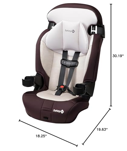 Safety 1st Grand 2-in-1 Booster Car Seat, Forward Facing Car Seat with Harness, High Back Booster Seat for Car, 30-65 Pounds and Belt-Positioning Booster, Car Seats, 40-100 Pounds, Dunes Edge