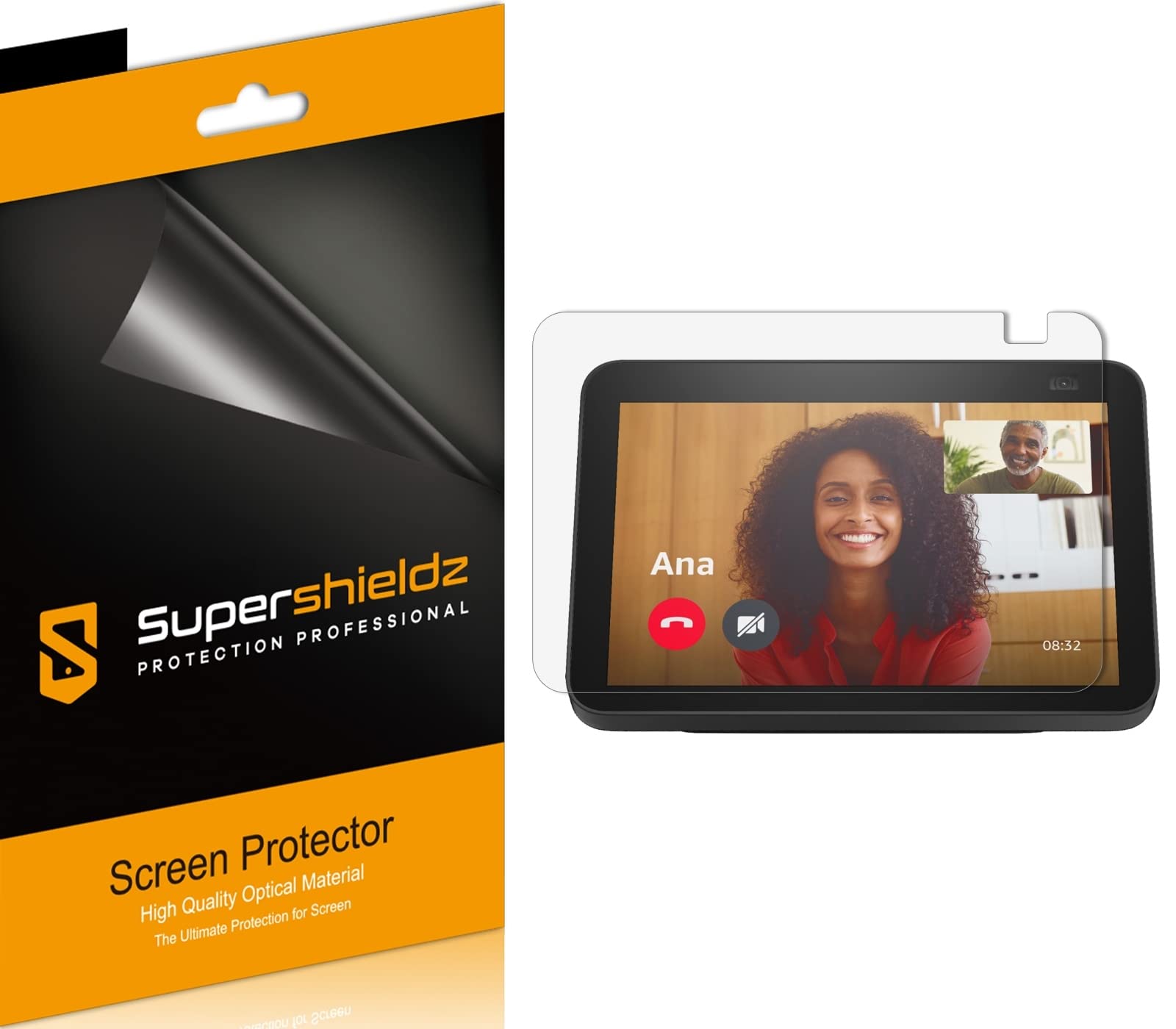 (3 Pack) Supershieldz Anti-Glare (Matte) Screen Protector Designed for Echo Show 8 (2nd Generation, 2021 Released)