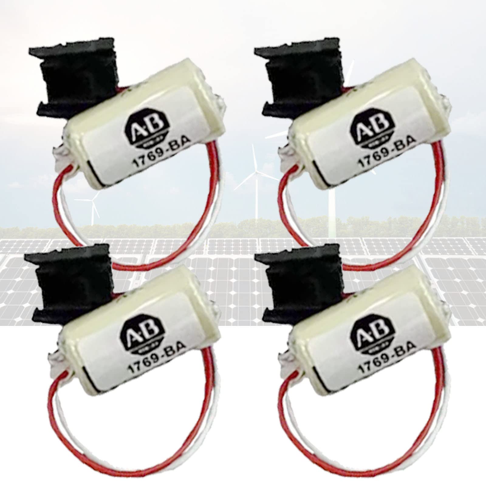 4 pcs CR14250SE 1/2AA 3V for AB PLC Battery 1769-BA 1000mAh A-B PLC Lithium Battery