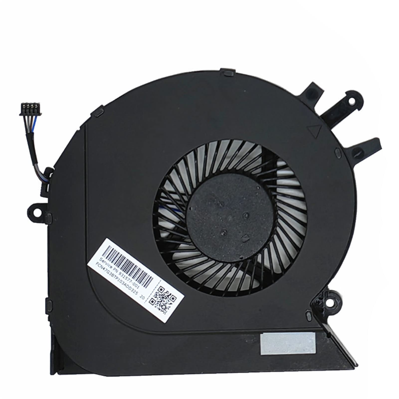 ZHAWULEEFB Replacement New CPU+GPU Cooling Fan for HP Omen 17.3" 17-an 17-an120nr 17-AN010CA 17-AN012DX 17-AN013TX TPN-Q195 Series 931576-001 931577-001 DC5V 0.5A Fan