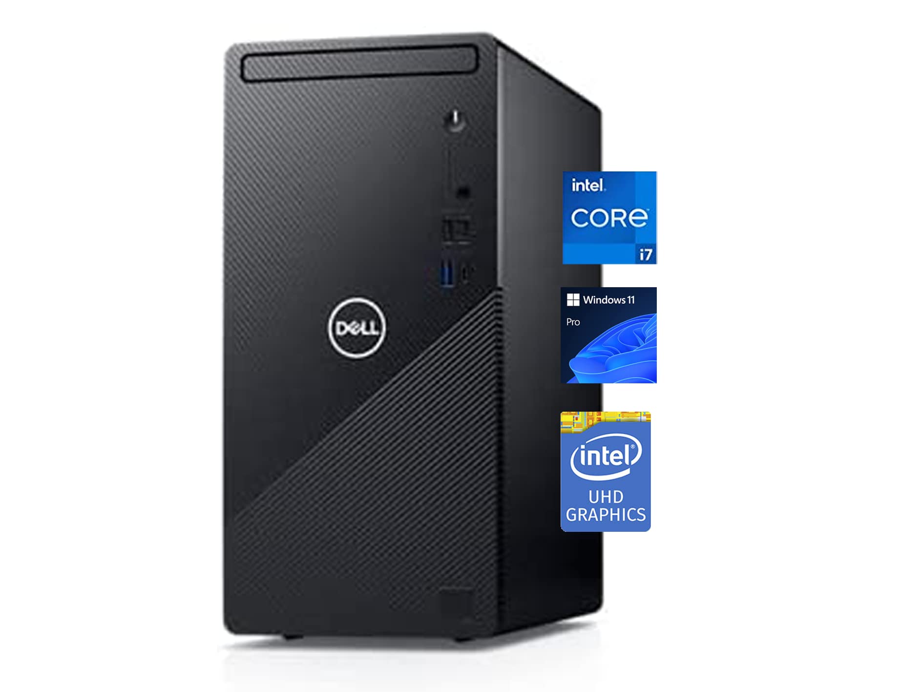 Dell [Windows 11 Pro] Inspiron Business Desktop Computer, 10th Gen Intel Core i7-10700, 32GB RAM, 1TB SSD, Intel UHD Graphics 630, Wi-Fi 6, Bluetooth, VGA, HDMI, RJ-45