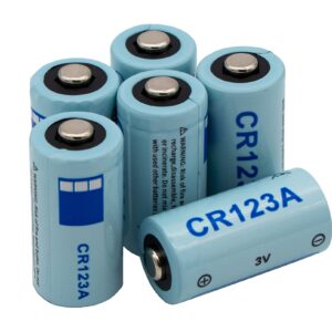 VIHOCEP CR123A 3V 700mAh Lithium Battery, 6 Count Pack, 3 Volt High Power Lithium Battery, Long-Lasting for Home Safety and Security Devices, High-Intensity Flashlights, and Home Automation