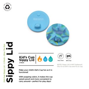 KLEAN KANTEEN Blue Tie Dye Kid's Sippy Cup Lid 2ct, 2 CT